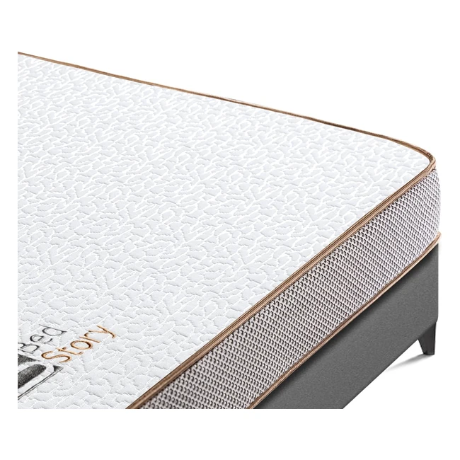 BedStory Topper 180x200cm Gel Memory Foam Matratzentopper H2H3 Bezug waschbar