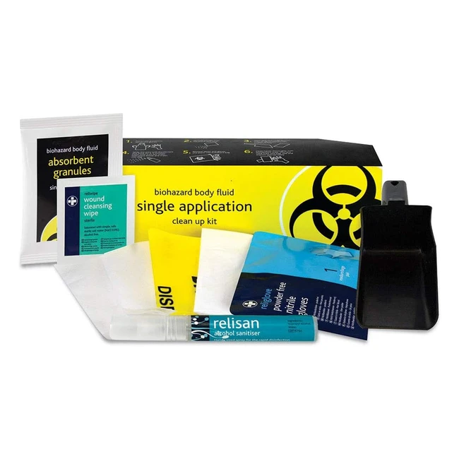 Reliance Medical Biohazard Spills Kit - Prevention  Cleanup - Single Use