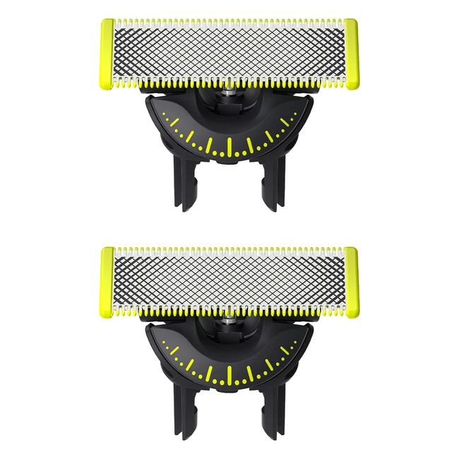 Philips OneBlade 360 Replacement Blades - Durable Stainless Steel - 2 Pack