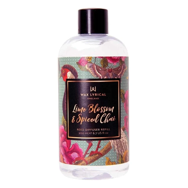 Wax Lyrical Lime Blossom Spiced Chai Reed Diffuser Refill - White Medium - 200ml