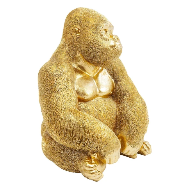Figurine dcorative Monkey Gorilla Side dor - Kare Design - Rf 123456 - Fait  la