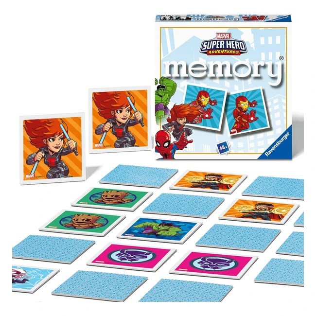 Ravensburger Marvel Avengers Super Hero Adventures - Gioco Memory Mini per Bambi
