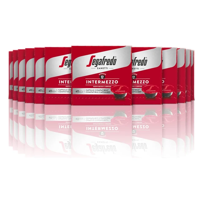Segafredo Zanetti 144 capsule compatibili Lavazza A Modo Mio Intenso Deciso Corposo