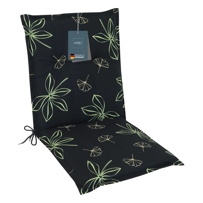 Lileno Home Gartenstuhl Auflagen 1er Set - Grafikblume Grn - Bequeme Sitzaufla