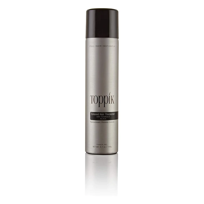 Toppik Hair Thickener Spray Black 180ml - Disguise Thinning Hair Naturally Thic