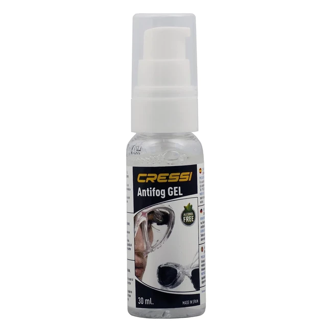 Cressi Anti-Fog Spray Gel Sponge for Diving Mask Swim Goggles  Ref 12345  Pre