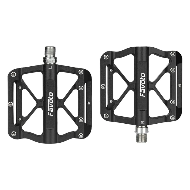 Pedales Bicicleta Favoto Universal Aleacin Aluminio Antideslizante 916 BMX MTB