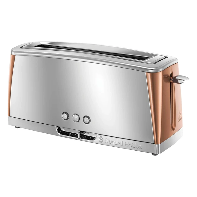 Russell Hobbs Luna Toaster 2 Slice 1420W Stainless Steel 24310