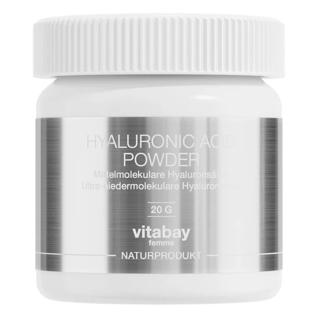 Acido Ialuronico 20g 7 Puro Polvere - Alta Qualit