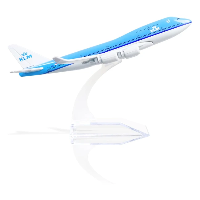 Modelo Avin Boeing 747 KLM Airlines 1400 Metal Fundido Alta Calidad