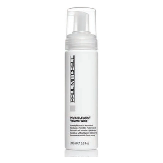 Paul Mitchell Invisible Wear Volume Whip Mousse 200ml - Volumen y sujeción duradera