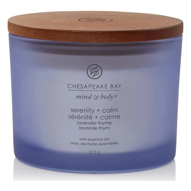 Chesapeake Bay Duftkerze Serenity Calm Aromatherapie Kerze 3-Docht-Tumbler