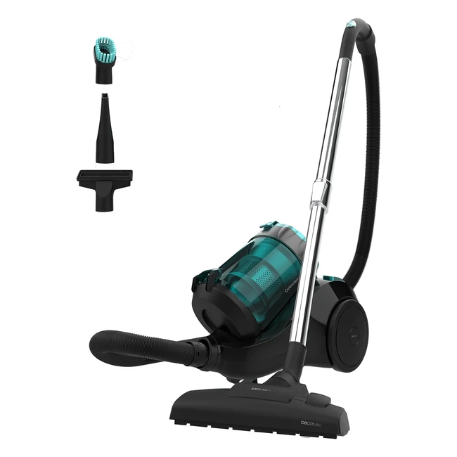 Cecotec Conga Rockstar Multizyklon Kompakt Plus beutelloser Staubsauger 800 W Mu