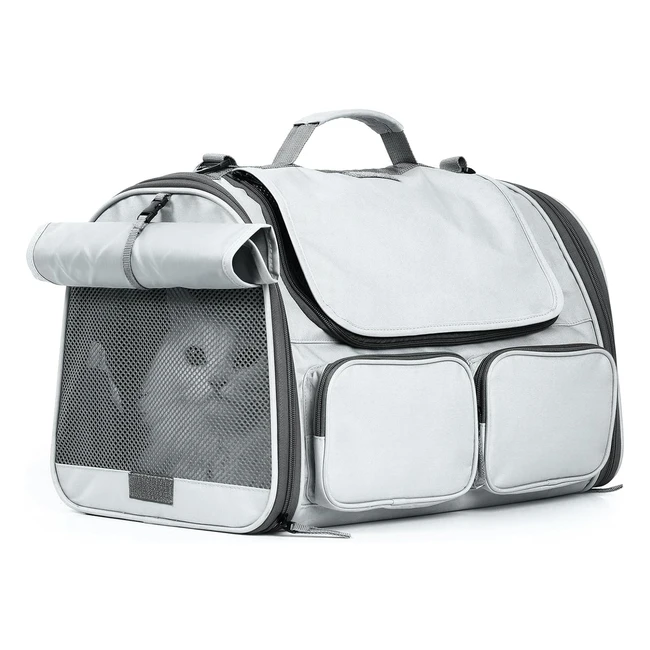 Trasportino per cani e gatti FUKUMARU approvato compagnia aerea traspirante pieg