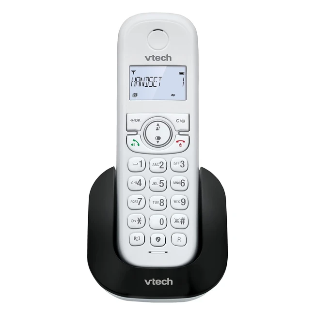VTech CS1500 Dual-Charging DECT Cordless Phone  Caller ID  Call Block  Handsf