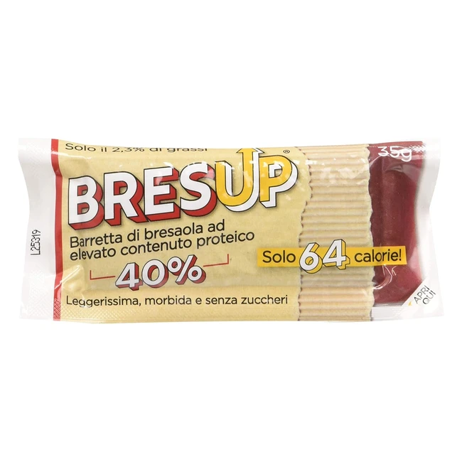 Bresup Barretta Proteica Low Carb 10x35g - Senza Zuccheri - Pochissime Calorie