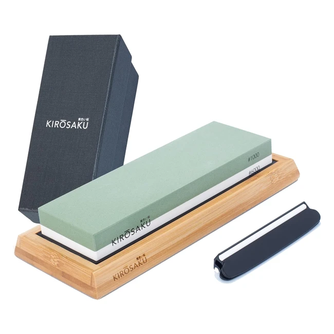Piedra de afilar Kirosaku Premium 10006000 - Ideal para cuchillos de cocina - So