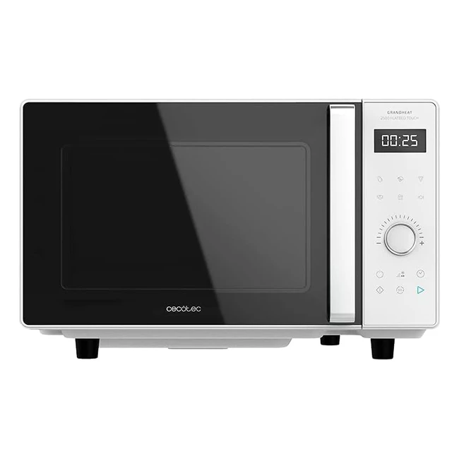Cecotec GrandHeat 2500 Flachbett-Touch-Wei-Mikrowelle ohne Platte 800 W 25 Lit