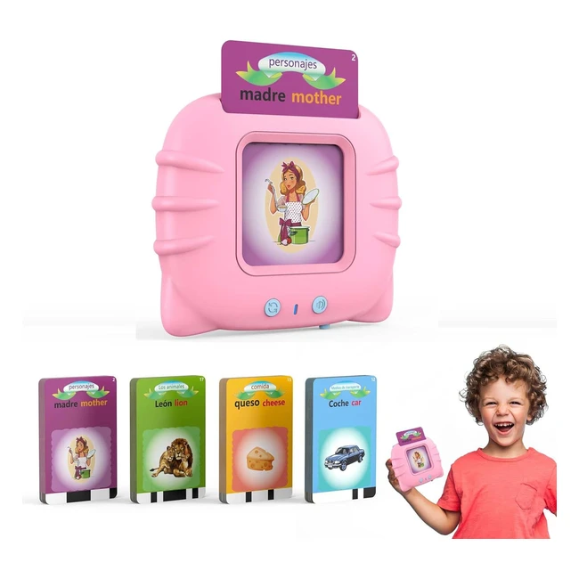 Cartes Flash Parlantes Bambébé - Jeu Éducatif Montessori - 255 Feuilles - Pour Enfants de 1 à 6 Ans