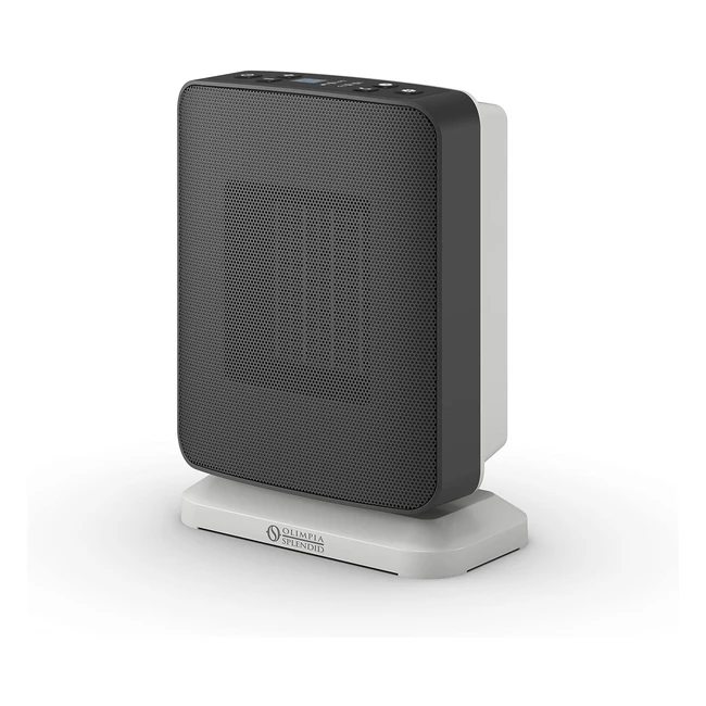 Radiateur soufflant Olimpia Splendid 99268 Caldo Trendy 1800W Noir et Blanc