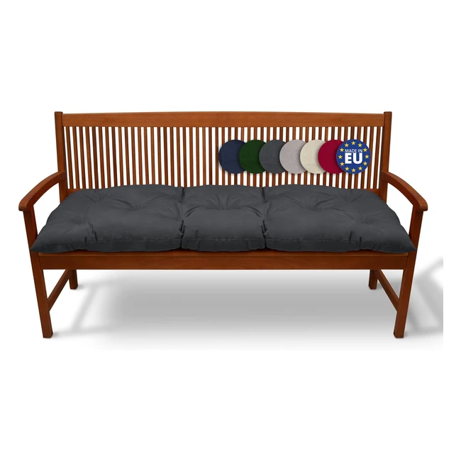 Beautissu Bankauflage Flair BK - Gartenbank Sitzkissen - Polster Auflage - Bankp