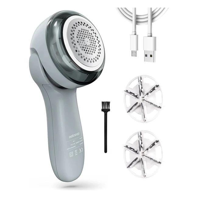 Rasoir Anti Bouloche Vetement Electrique 3 Lames Poigne Rotative