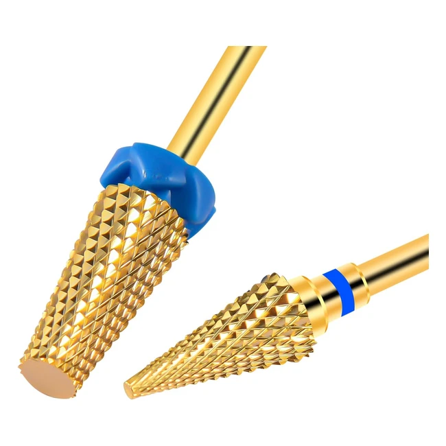 CGBe 2 pezzi punte fresa unghie in carburo di tungsteno - Rimozione gel acrilico e cuticole