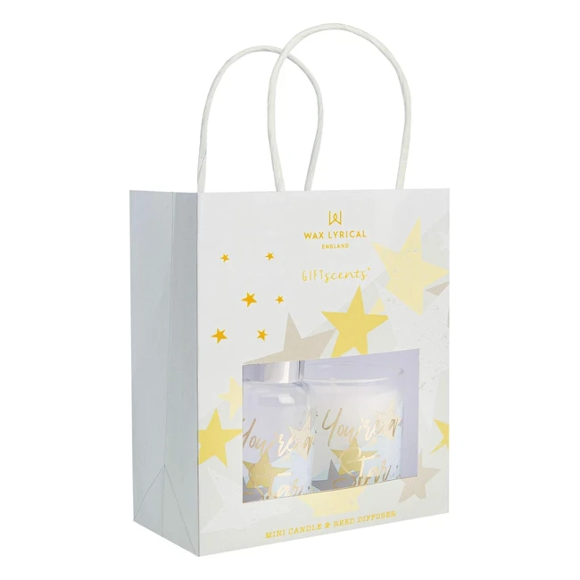 Youre a Star Gift Bag - Wax Lyrical GS7204 Candle  Reed Diffuser - GreenPeach