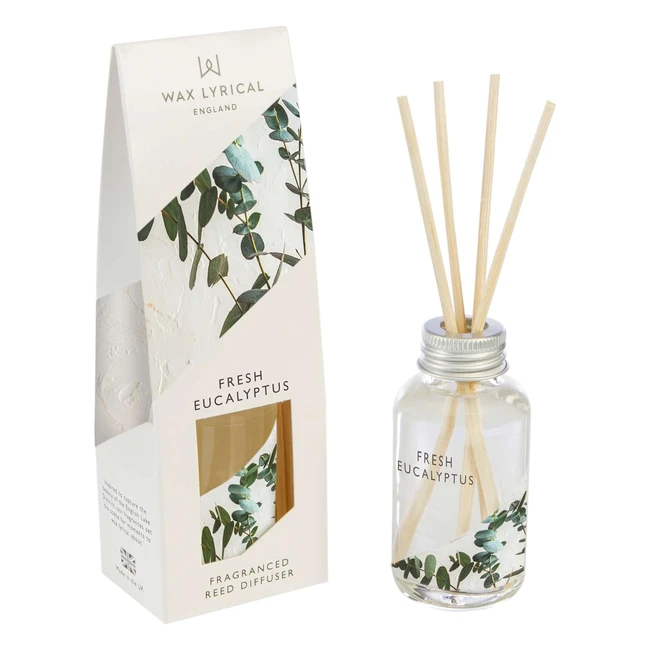 Fresh Eucalyptus Reed Diffuser - Wax Lyrical - 40ml - Multi One Size - 100% Fragranced