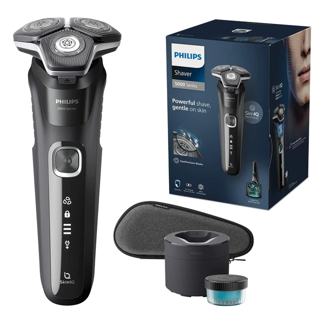 Philips Shaver Series 5000 - Wet  Dry Mens Electric Shaver - Model S589850