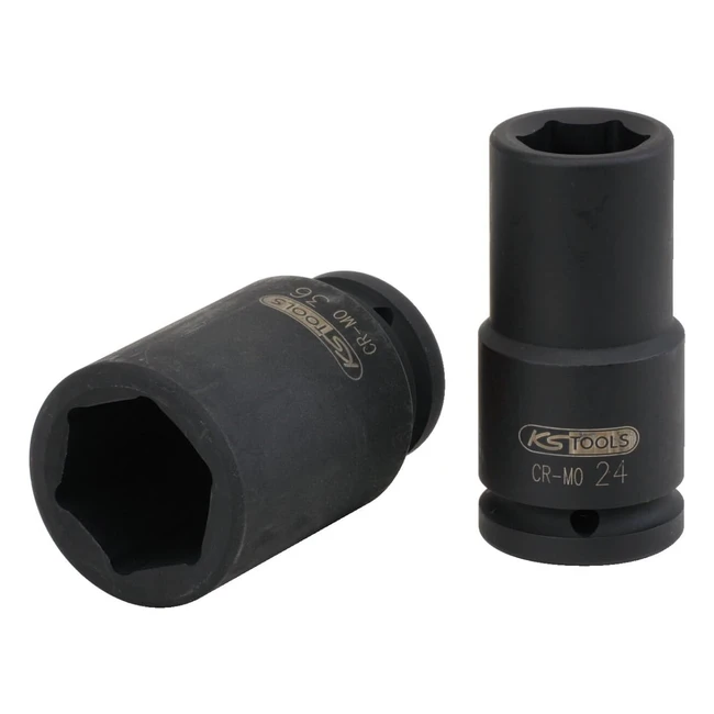 Douille longue chocs 6 pans 34 27 mm KS Tools 5151427