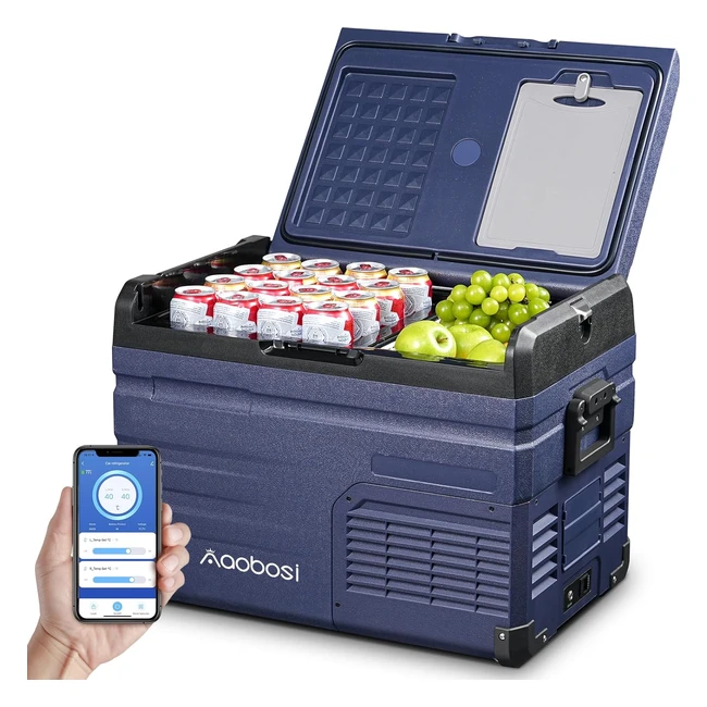 Glacire compresseur AAobosi 37L double zone 12V24V et 100-240V frigo camping 