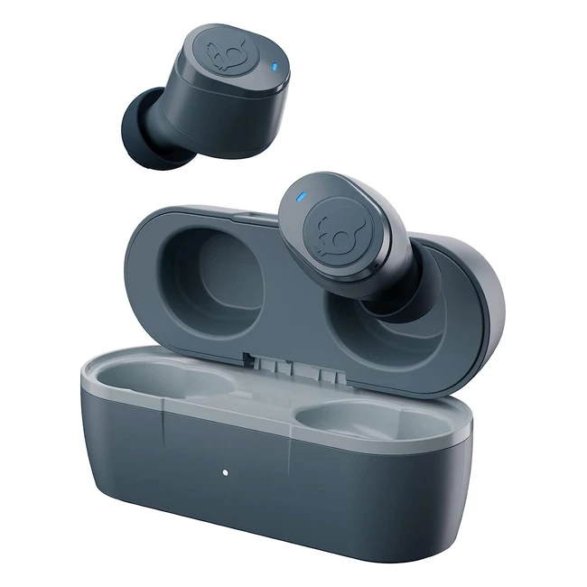 Skullcandy Jib True 2 Wireless Earbuds 32hr Battery Mic iPhone Android Bluetooth Chill Grey