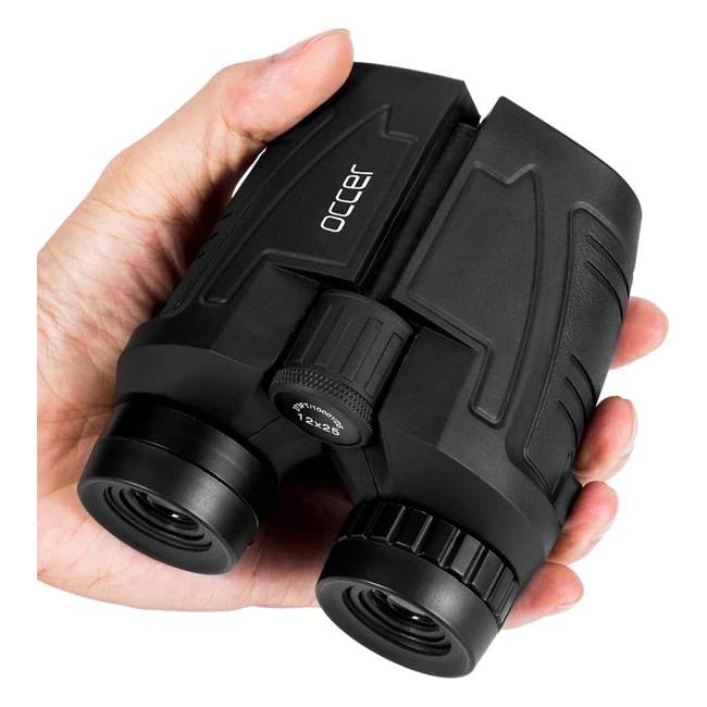 Jumelles compactes Occer 12x25 haute puissance pour adultes et enfants - Etanche