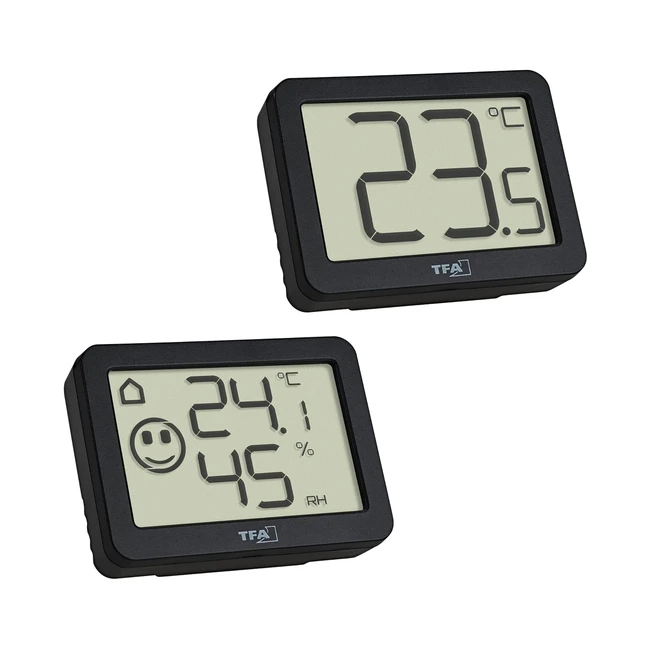 Mini Thermomtre Hygromtre Set 2 pices TFA Dostmann 95202001 - Maison Burea
