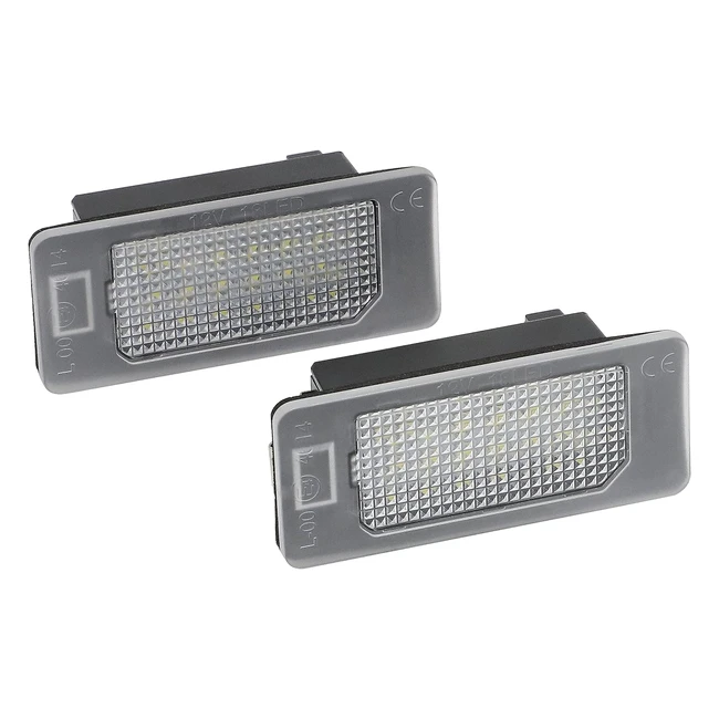 Luces LED Autostyle DL AUN06 para Placa de Matrcula - Negro