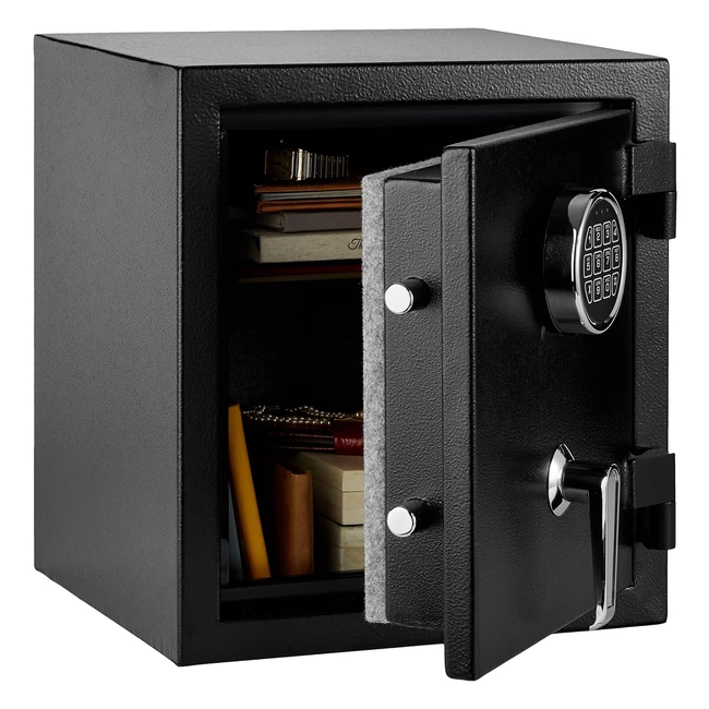 Amazon Basics Fire Resistant Security Safe 235L Black - Electronic Keypad - UL 72 Certified