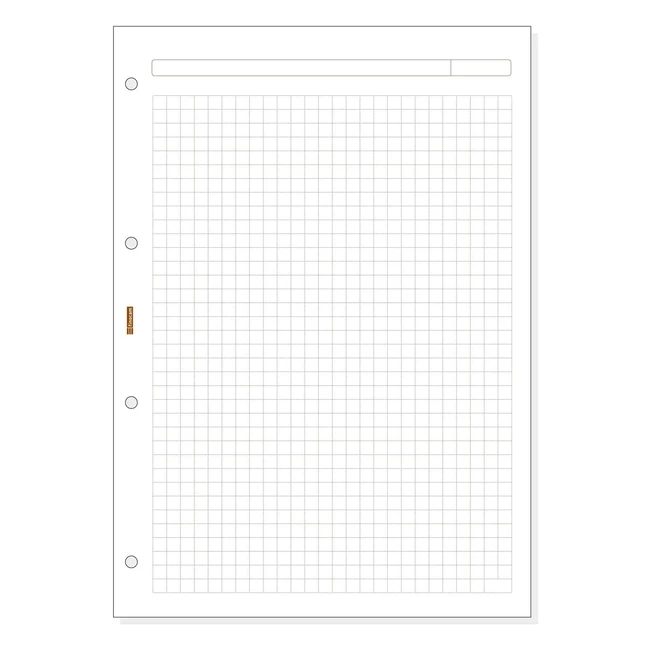 Recambio Finocam Open R4040 DIN A4 Blanco Cuadrícula 50 Hojas