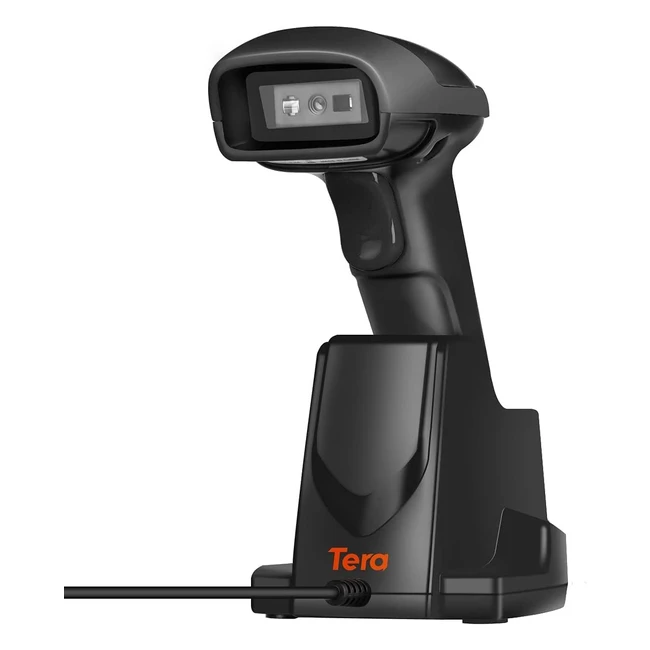 Lecteur Code Barre 2D 3 en 1 USB Filaire 24G Douchette Code Barre Sans Fil D610