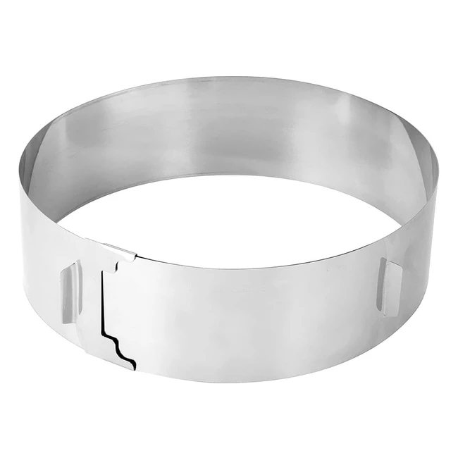 Cercle Pâtisserie Extensible Zenker 7708 XXL - Acier Inoxydable