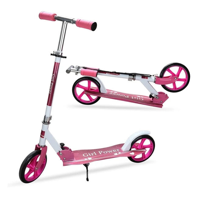 Monopattino per bambini Cecaylie 2 ruote scooter 205 mm con tracolla - Fino a 10