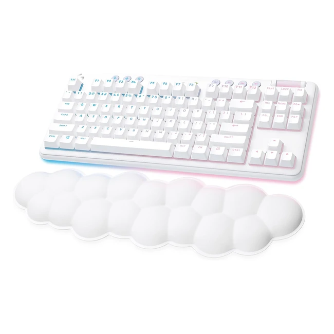 Teclado Gaming Logitech G715 Lightsync RGB Lightspeed GX Rojo - Blanco