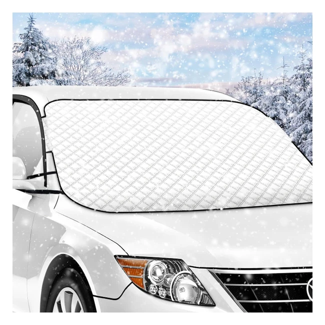Guffo Car Windscreen Cover AntiFrostSnowIce in Winter AntiUVHigh TemperatureDust