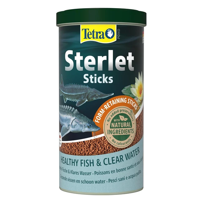 Tetra Tetrapond Sterlet Sticks 1000 ml - Formula Proteine/ Grassi per Crescita Sana