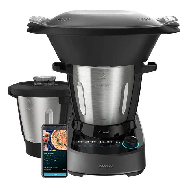 Cecotec Mambo 11090 Habana Multifunktionskchenroboter 1600W 37 Funktionen App 