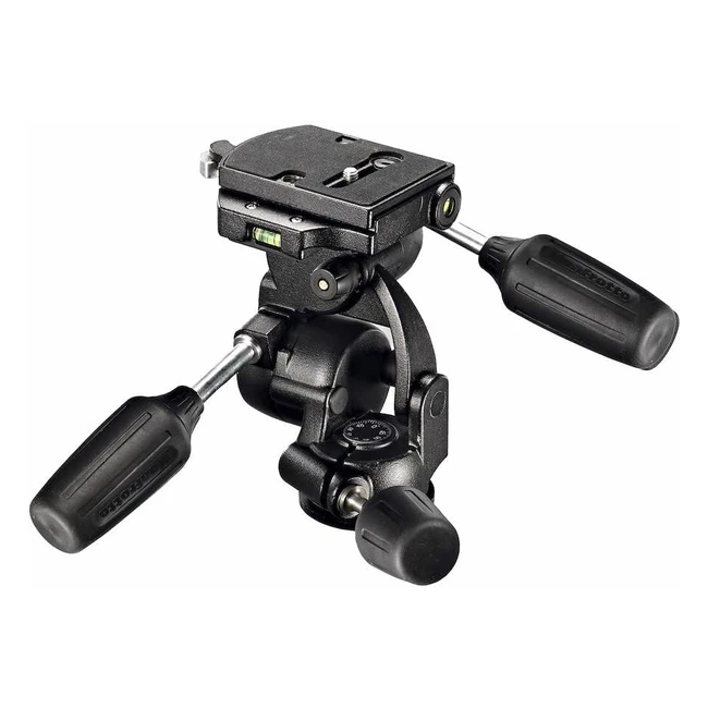 Manfrotto Nuova Testa Standard 3D con Attacco Rapido per Cavalletto - Stabilizzatore Fotocamera - Accessori Fotografia
