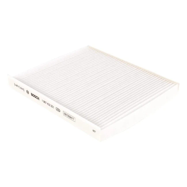 Filtro abitacolo Bosch M2251 - Protezione da pollini e sporco - Installazione semplice