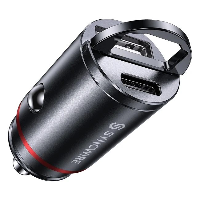 Syncwire 60W Car Charger USB C PD 30W PPS QC 30W Cigarette Lighter Adapter