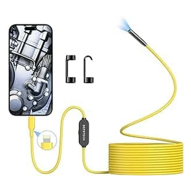 Endoscope Depstech FHD Bluart 30 - Sonde Fine 7mm - 5m Cble - Etanche IP67