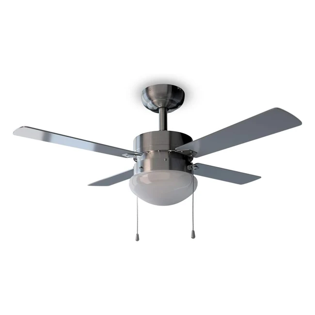 Cecotec Ventilateur Plafond Lampe EnergySilence Aero 450 50W 106cm 4 Pales 3 Vitesses